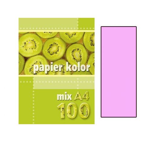 Papier ksero A4/100/80g Kreska różowy jasny